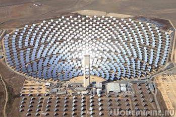 Гигантская солнечная электростанция в Калифорнии